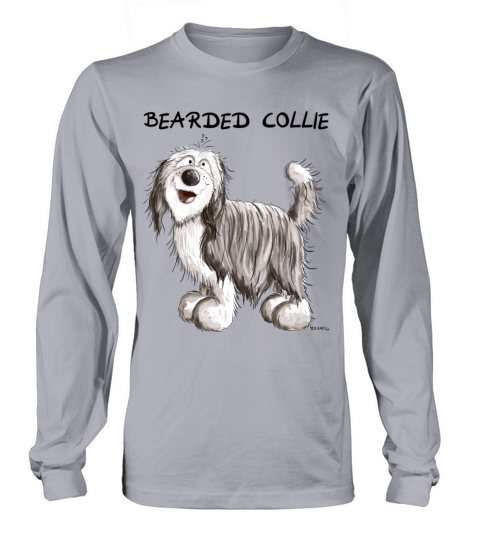 Happy Bearded Collie - Beardie - Dog - Gift Women's Long Sleeve