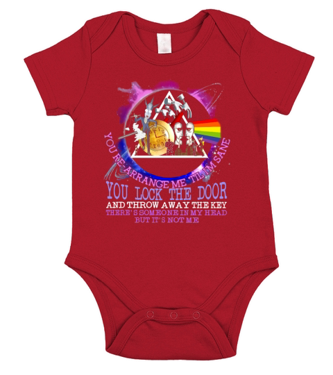 Brain Damage lyrics Pink Floyd you lock the door and throw away shirt Short Sleeve Baby One-Piece