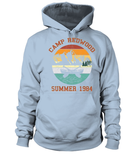 Retro Vintage Camp Redwood 1984 T Shirt Women's Hoodie