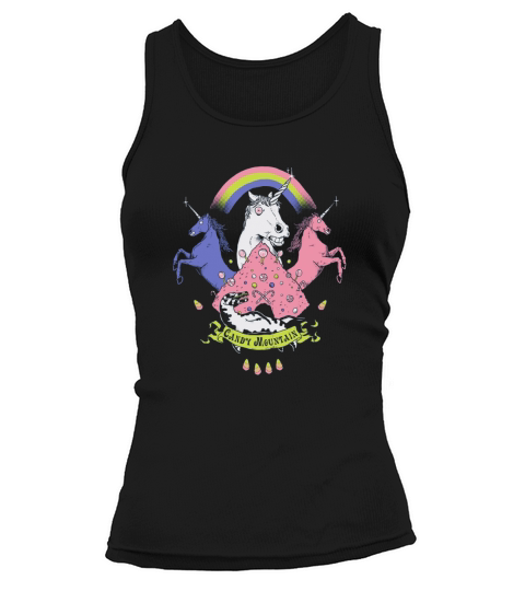 Candy mountain unicorn tee LGBT Women's Tank Top