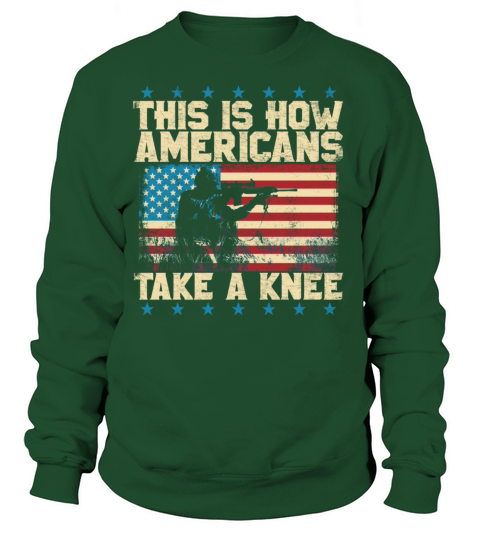 This Is How Americans Take a Knee Women's Sweatshirt