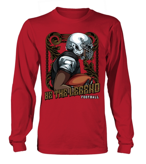 Cool American Football Player Trendy Team Sport Men's Long Sleeve