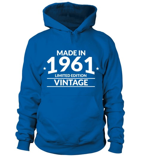 Made in 1961 Limited Edition Vintage Men's Hoodie