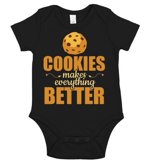 Cookie Cookies Lover Bake Baking Gift Short Sleeve Baby One-Piece