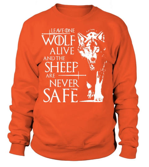 Leave One Wolf T Shirts Women's Sweatshirt