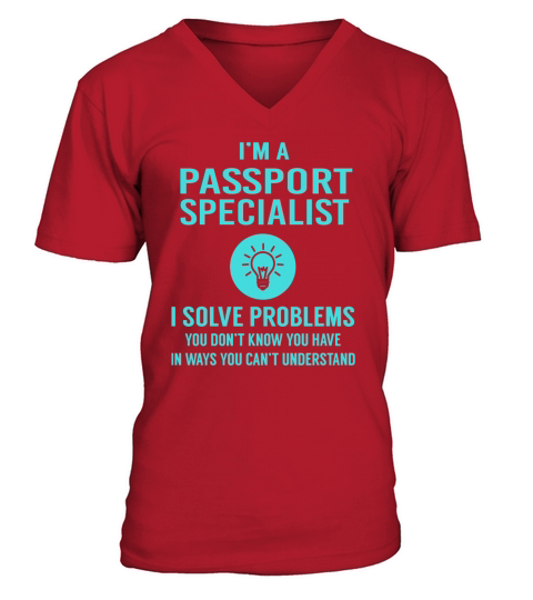 Passport Specialist V-Neck T-shirt