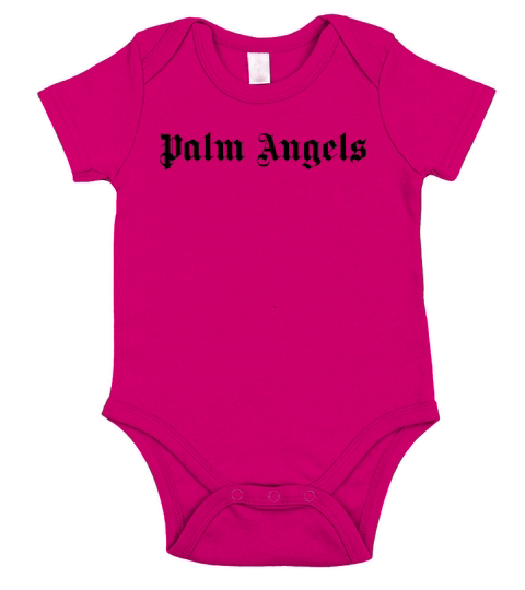 palm angels Short Sleeve Baby One-Piece