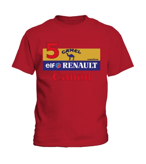 WILLIAMS RENAULT F1 CANON RACING NIGEL MANSELL Kids T-Shirt