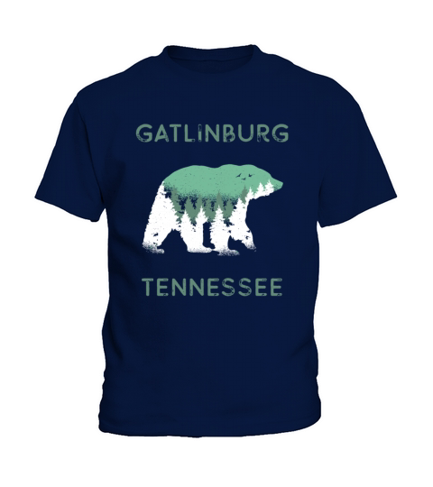 Gatlinburg Tennessee Great Smoky Mountains Bear Kids T-Shirt