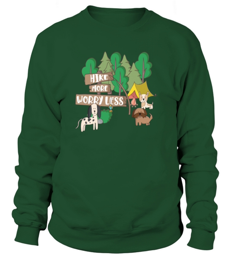 hike more worry less dogs HOODIE Women's Sweatshirt