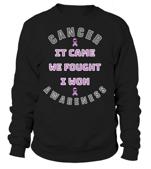 Cancer Awareness Cancer Sucks Cancer Ribbon Women's Sweatshirt