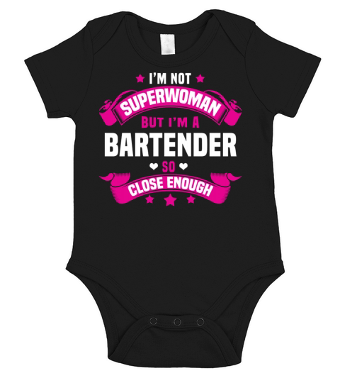 Bartender Short Sleeve Baby One-Piece