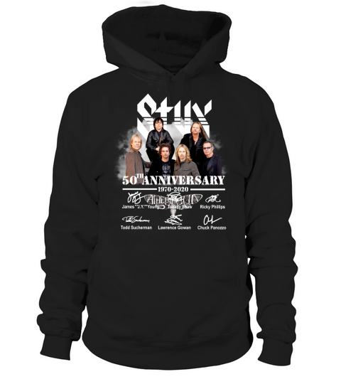 Styx 50th Anniversary 1970 2020 Signature Hoodie Unisex