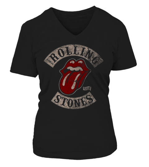 Irolling Stones V-neck T-Shirt Woman