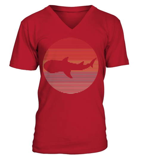 Whale Vintage Men's V-Neck T-shirt