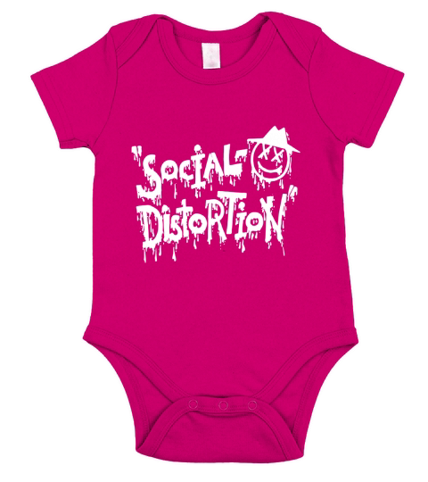 Social Distortion Band Tshirt Short Sleeve Baby One-Piece