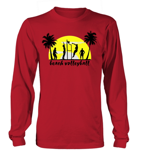 beach volleyball Men's Long Sleeve