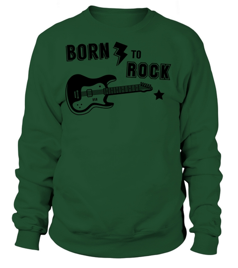 Born To Rock Guitar Women's Sweatshirt