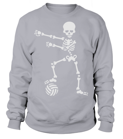 Beach volleyball floss dance flossing skeleton Women's Sweatshirt