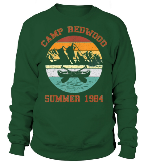 Retro Vintage Camp Redwood 1984 T Shirt Men's Sweatshirt