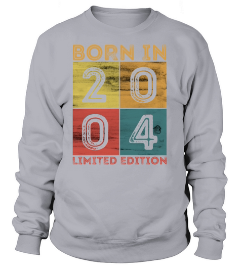 18th Birthday Born In 2004 Limited Edition Vintage Women's Sweatshirt