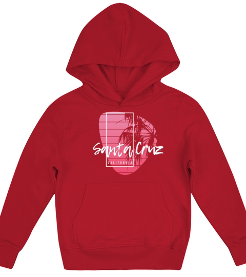 Cool abstract palm tree family vacation souvenir Kids Hoodie