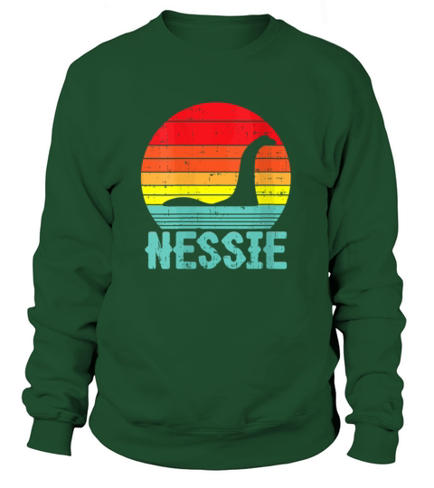 Nessie Loch Ness Monster Retro Nessy Animal Lover Women's Sweatshirt