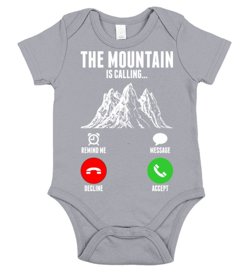 The Mountain Is Calling Short Sleeve Baby One-Piece