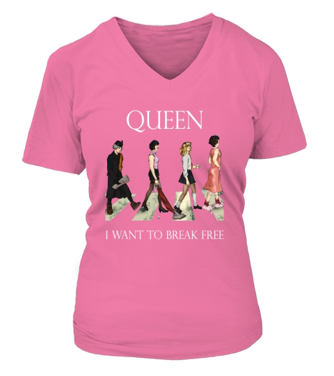 Queen Abbey Road I Want To Break Free - Baby Onesie V-neck T-Shirt Woman