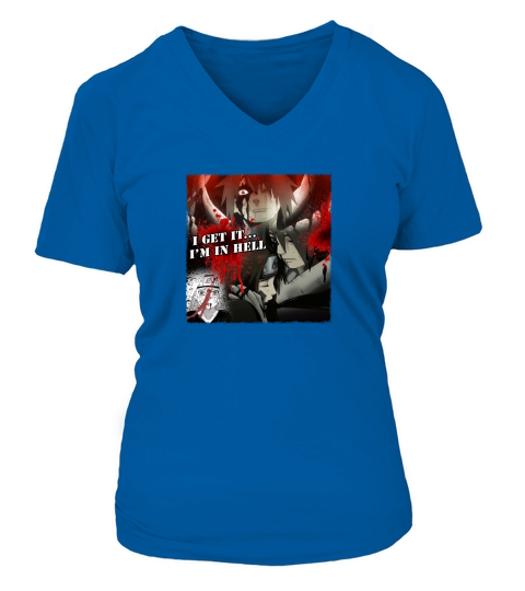 Anime Naruto Obito Uchiha X Rin HELLNaruto collection V-neck T-Shirt Woman