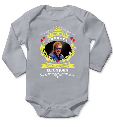 ELTON JOHN Long Sleeve Baby One-Piece