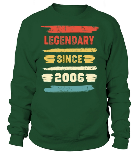 Retro Birthday Gift - Vintage Legendary Since 2006 Women's Sweatshirt