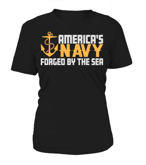 Americas Navy Forged By The Sea Women's T-Shirt