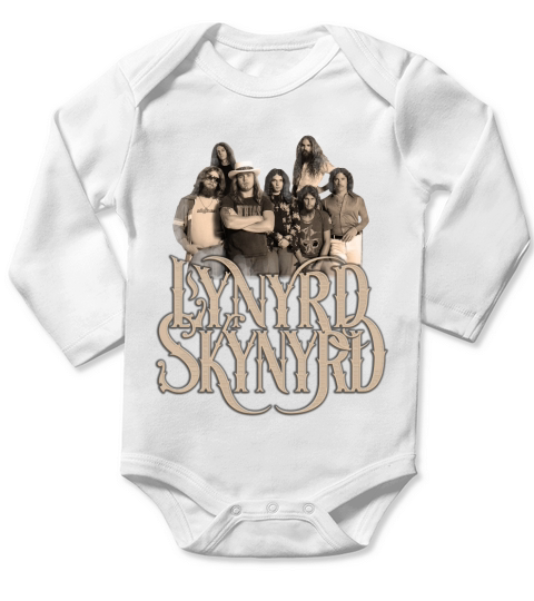 Lynyrd Skynyrd Band Tshirt Long Sleeve Baby One-Piece