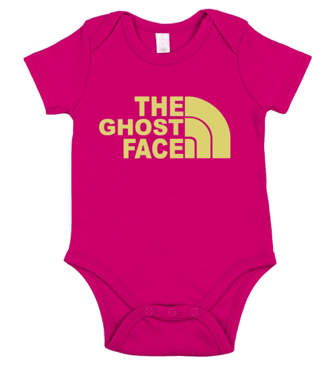 Le visage du fantôme Short Sleeve Baby One-Piece