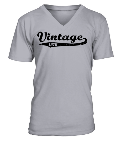 Vintage 1970 Men's V-Neck T-shirt