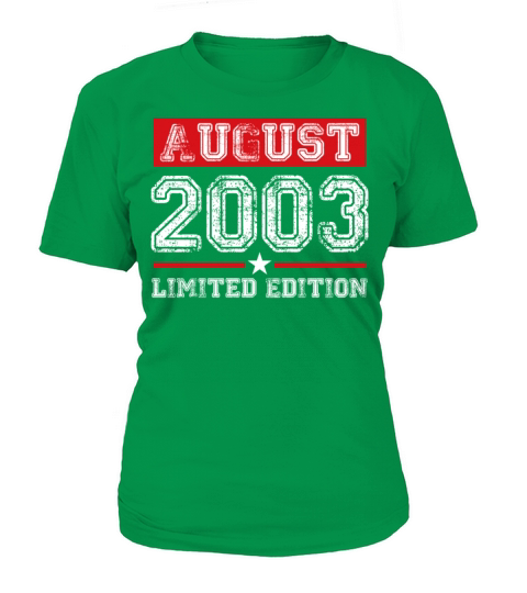 August 2003 Tee - 16 Year Old Shirt 2003 16th Women's T-Shirt