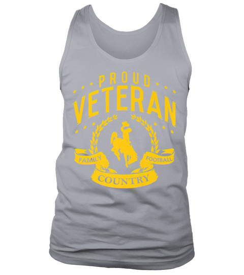 Wyoming Cowboys Proud Veteran Apparel Men's Tank Top