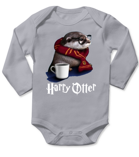 Harry Otter Shirt pour amant de loutre Long Sleeve Baby One-Piece