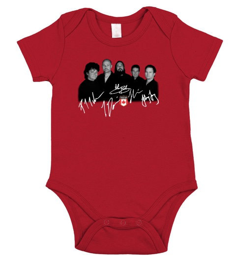 Vintage The Tragically Hip Mono Picture Short Sleeve Baby One-Piece