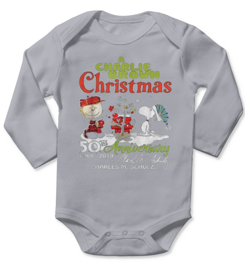 A Charlie Brown Christmas 50th Anniversary Long Sleeve Baby One-Piece