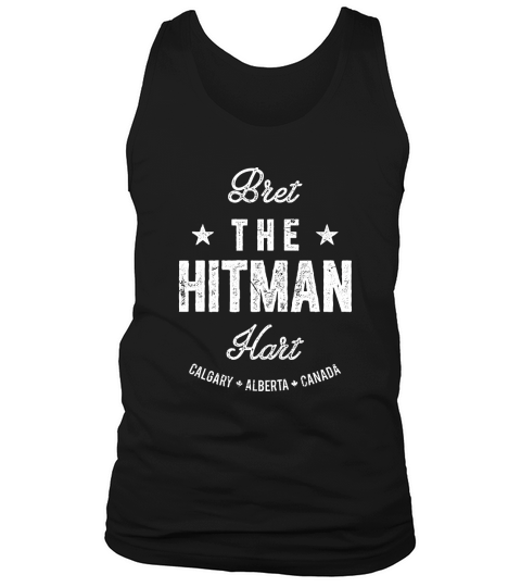 Bret The Hitman Hart Vintage Fight Type Men's Tank Top