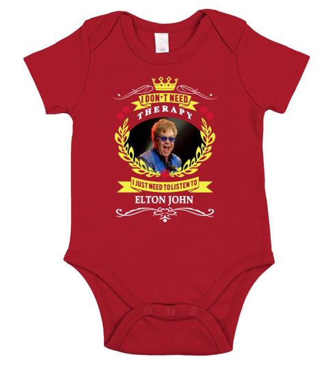 ELTON JOHN Short Sleeve Baby One-Piece