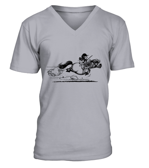 Pony Sprint Thelwell Cartoon Bags  backpacks V-Neck T-shirt