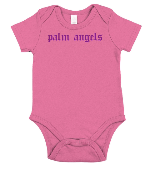 PALM ANGELS Short Sleeve Baby One-Piece