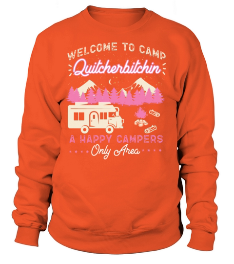 Camping Motorhome Campfire Welcome Women's Sweatshirt