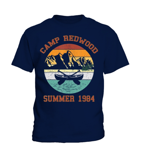 Retro Vintage Camp Redwood 1984 T Shirt Kids T-Shirt