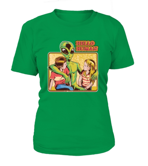 Outerspace Spaceship Scientist Galaxy Planet UFO Women's T-Shirt