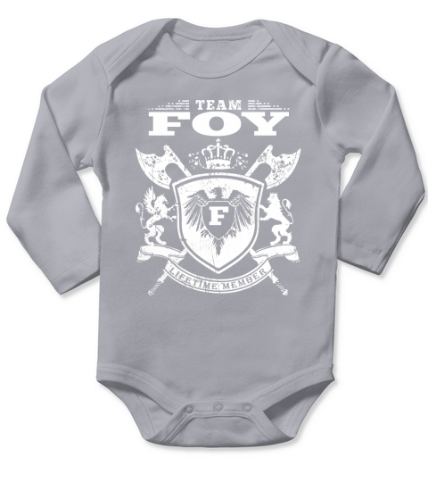 Team Foy  Lifetime Member Long Sleeve Baby One-Piece