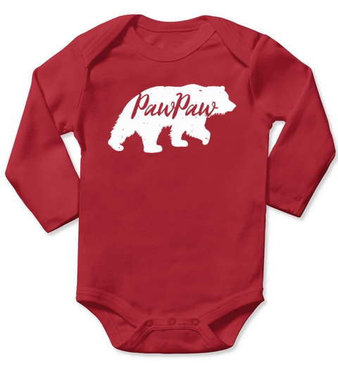 PawPaw Bear Long Sleeve Baby One-Piece
